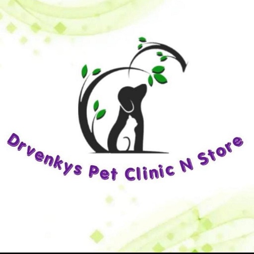 Drvenkys pet clinic n store logo