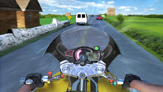 Screenshot 6 Speed Moto Traffic Rider GO android