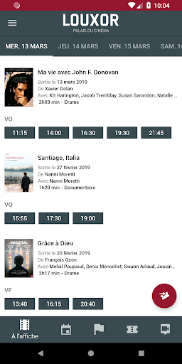 Android application Louxor Palais du Cinéma Paris screenshort