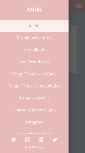 Android application AMOHapp screenshort