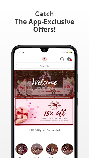 Android application EquiZone Online screenshort