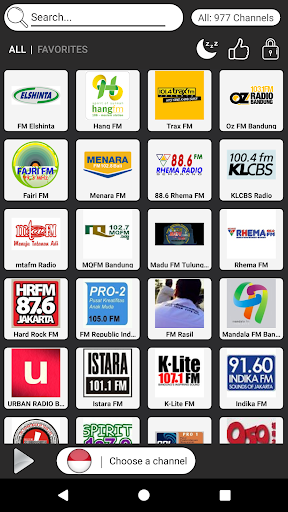 Android application Indonesia Radio Stations - Fre screenshort