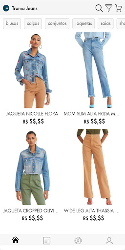 Android application Trama Jeans screenshort