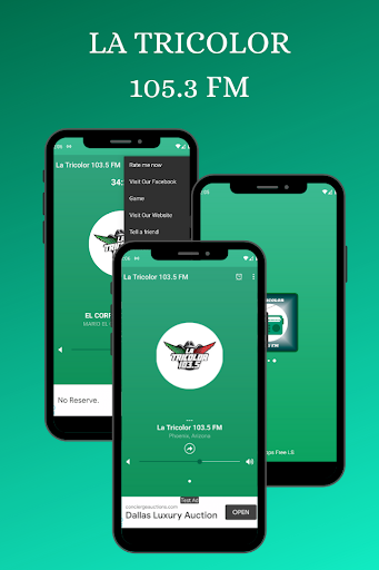 Android application La Tricolor Radio 103.5 FM screenshort