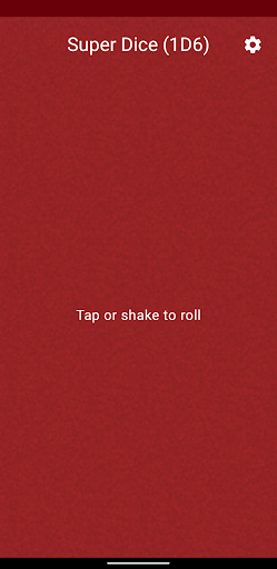Android application Super Dice screenshort