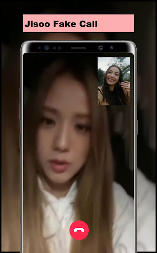 Jisoo Fake Call Screen 3