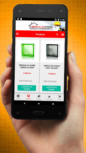 Android application Bricofer screenshort