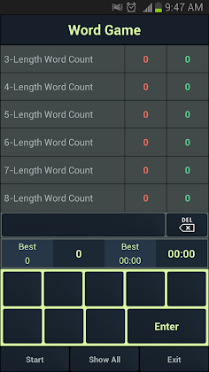 Word Making Game - Board Game - Screenshot 1