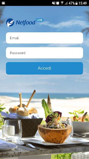 Android application NetFood Live screenshort