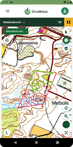 OmaMetsä Screen 2