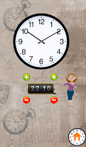 Clock Learning game for kids
