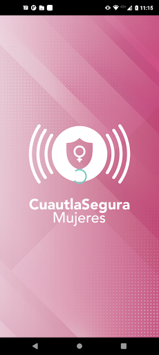 Android application Cuautla Segura Mujeres screenshort