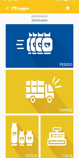 Android application Reparto Distribuidores screenshort