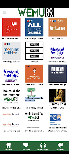 WEMU FM Screen 3