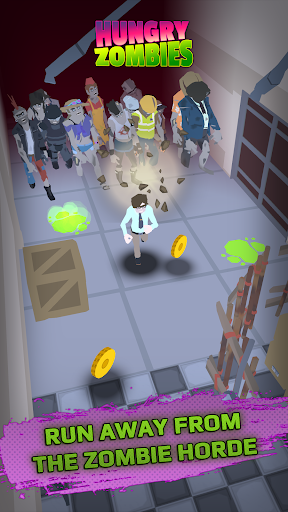 Android application Hungry Zombies: Runner Game screenshort