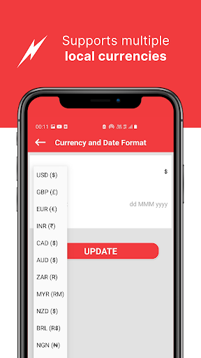 Invoice Flash - Create Invoice Screen 3