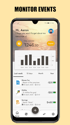 Android application Smart Wallet screenshort