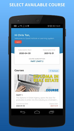 GoodInstitute Screen 2