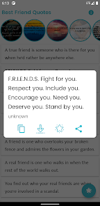 Captura 2 Besties Quotes and Sayings android