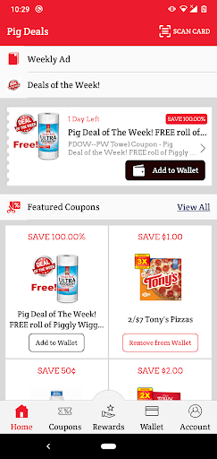 Android application Pig Deals screenshort