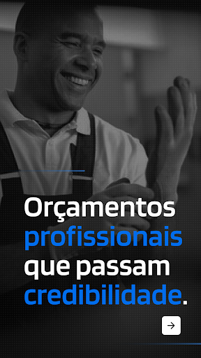 Android application Profissa: Crie seus orçamentos screenshort