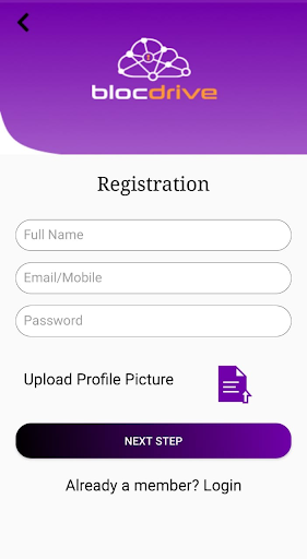 Android application Blocdrive screenshort