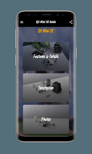 Android application DJI Mini SE Guide screenshort