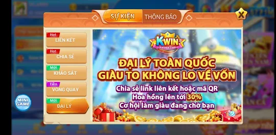 KWIN - Cổng game quốc tế