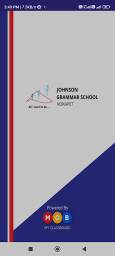 Android application JOHNSON GRAMMAR SCHOOL KOKAPET screenshort