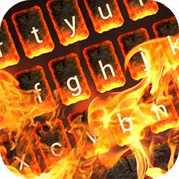 Imagen de ícono de Burning Keyboard Wallpaper HD