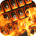 Burning Animated Custom Keyboard + Live Wallpaper Apk