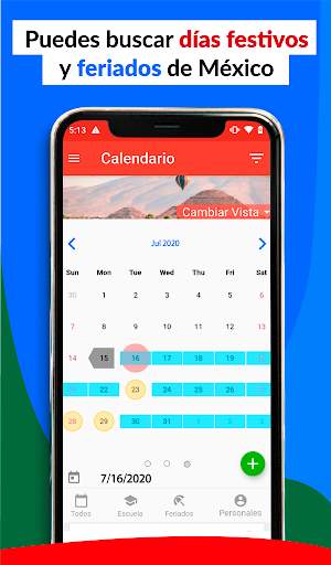 Calendario Escolar México 2020 Screen 2