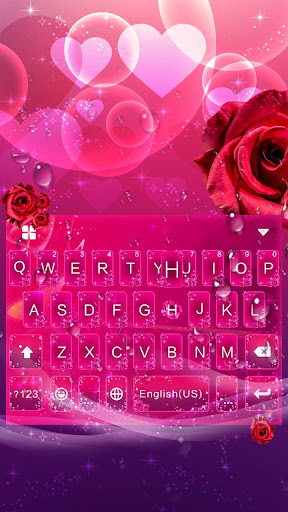 Android application Romantic Rose Theme screenshort