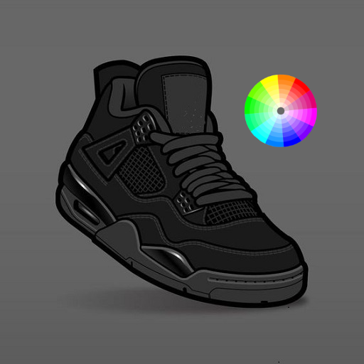 Sneakers Coloring Book. Fun