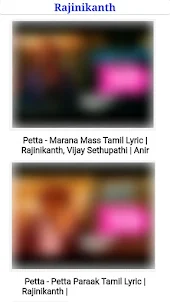 Rajinikanth All Video Songs