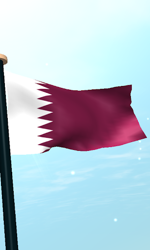 Qatar Flag 3D Free Wallpaper Screenshot 4 - AppWisp.com