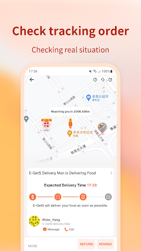 Screenshot of E-GetS : Food & Drink Delivery