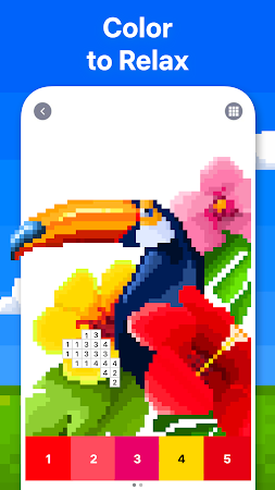 Game screenshot Pixel Art - Color by Number mod apk
