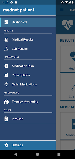 mednet patient dossier Screen 3
