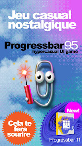 Progressbar95 - un jeu rétro screenshots apk mod 1