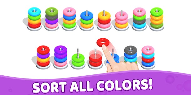 Color Hoop Stack – Sort Puzzle Mod Apk 1.1.5 (Free Purchases) 5