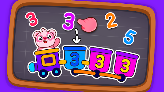 子供のための123番号のゲーム