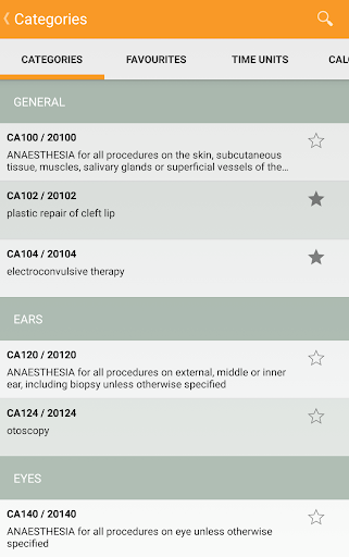 Relative Value Guide Screen 3