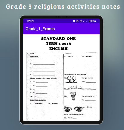 Grade 3: Cre cbc notes Screen 3
