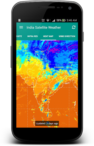India Satellite Weather Screenshot 4 - AppWisp.com