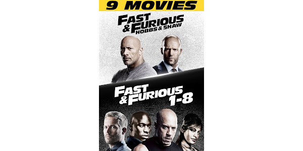 FAST AND FURIOUS COMPLETE 1-11 MOVIE FILM DVD Part 1 2345678 9 10 X HOBBS  SHAW