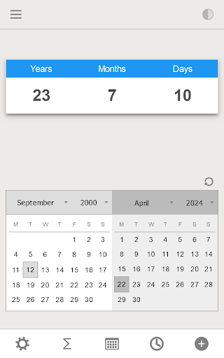 Screenshot of Age Calculator Pro