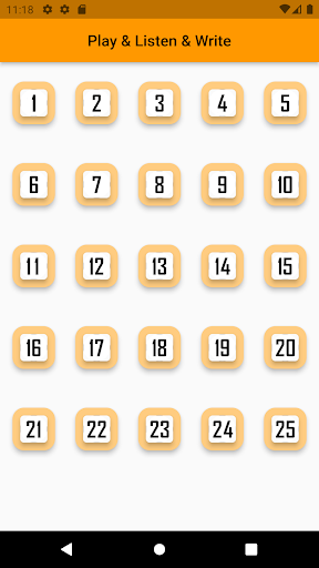 Play, Listen and Write Screen 2