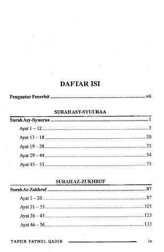 Kitab Tafsir Fathul Qadir 10 Screen 2