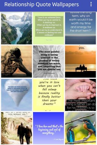 Android application Relationship Quote Wallpapers screenshort